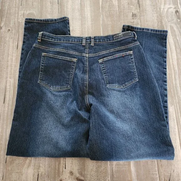 Gloria Vanderbilt Womens Jeans Size 16 Straight-Leg Classic Fit Stretch Denim - Picture 8 of 9